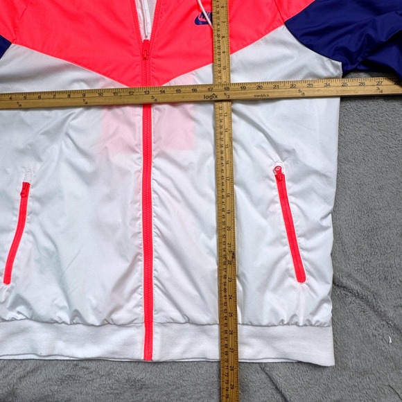 Vintage Nike Windrunner Jacket Men's XL Colorblock Hooded Zip Up Activewear - Picture 9 of 11